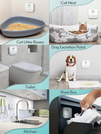 DownyPaws Smart Cat Litter Box Odor Purifier