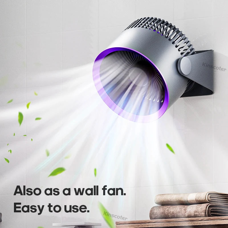 KINSCOTER Portable Electric Fan Circulator: Versatile Quiet Cooling