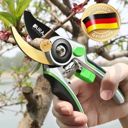 AIRAJ Durable Pruning Shears with Anti-Slip Grip