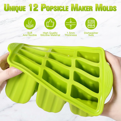 Silicone Ice Cream Stick Molds